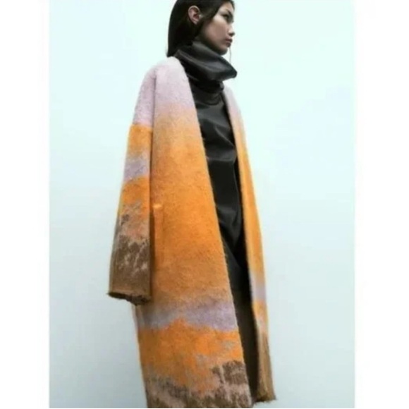 ✨Today Only Cyber Monday Sale✨ Zara Sunset Knit Coat - Picture 2 of 5